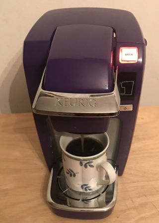 Keurig B31 Mini Plus Coffee Maker Brewing System,  Rare Purple Great