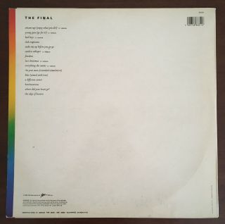 Wham - The Final 1st Press Greek ' 86 2LP Vinyl Record Epic ORG Com Rare EX - /VG, 2