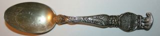 Vintage Catalina Island Ca W/bear Handle Sterling Silver 5 1/2 " Souvenir Spoon