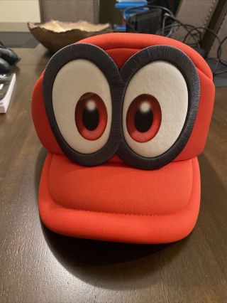 Nintendo Mario Odyssey Cappy Hat Rare Official Nwt Switch Cosplay