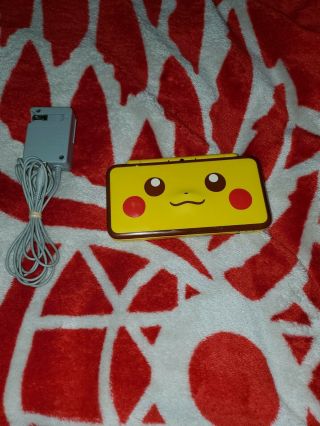 Nintendo 2ds Xl Pikachu Edition Console,  Rare Pokemon With Charger