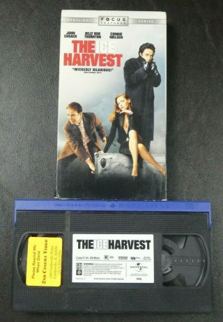 The Ice Harvest (2005) - Vhs Movie Tape - Comedy / Crime - John Cusack - Rare