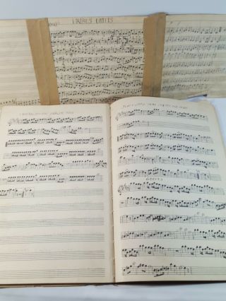 Antique 1800s Hand Written Sheet Music