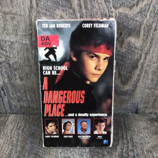 A Dangerous Place Corey Feldman Rare Cult Action Martial Arts Thriller Vhs