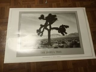 U2 Joshua Tree Print Poster Anton Corbijn Bono Edge Rare Black White 24 X 36