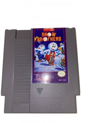 Snow Brothers Rare (nintendo Entertainment System,  1991) Authentic