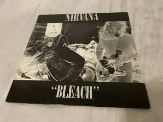 Nirvana Bleach Vinyl Lp Record 1989 Second Press No Bar Code Rare