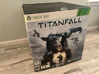 Titanfall Collector ' s Edition Xbox 360 Video Game Huge Figure Art Book Rare⭐️ 2