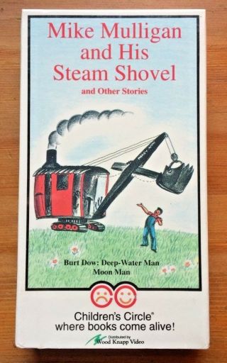 Mike Mulligan And His Steam Shovel (vhs) Rare Oop,  Dvd