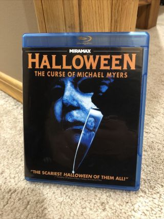 Halloween 6: The Curse Of Michael Myers (blu - Ray Disc,  2011) Rare Oop