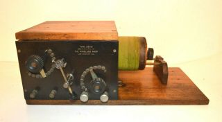 Extremely Rare Circa 1920 Radio Shop Type 671 - N Loose Coupler Crystal Radio