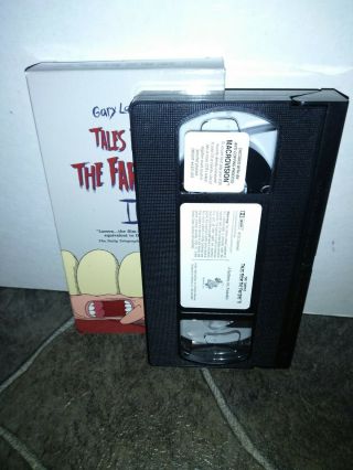 Gary Larson ' s TALES FROM THE FAR SIDE II 2 - VHS Video Animated Movie Rare 3