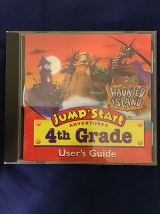 Jump Start Adventures Haunted Island Cd 4th Grade Rare Mac Windows Software