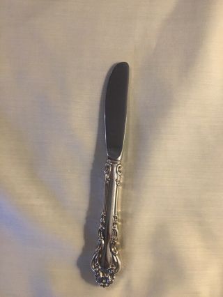 Spanish Baroque By Reed And Barton Sterling Silver Butter Spreader Modern 6 - 1/4”