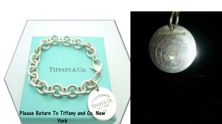 Tiffany & Co Rare Silver Signature Charm Bracelet