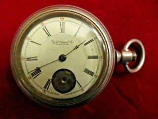 Antique Us Watch Co.  Waltham Mass.  Pocket Watch For Movement Parts 90086