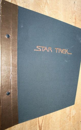 Rare Star Trek Promotional Press Kit Large Book