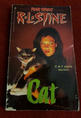 R.  L Rl Stine Cat Cat Fear Street Paperback Book Rare Htf No 45