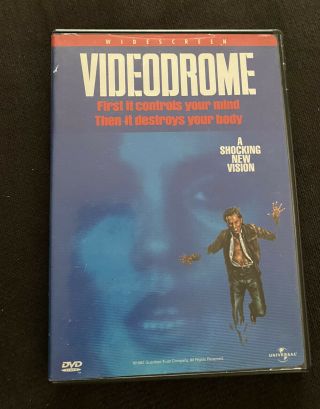 Videodrome (oop Rare 1998 Dvd,  James Woods,  Debbie Harry Cronenberg