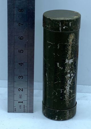 Rare Wwii Us Army Paratrooper Issue - Two Colour Paint Stick In Tin B52