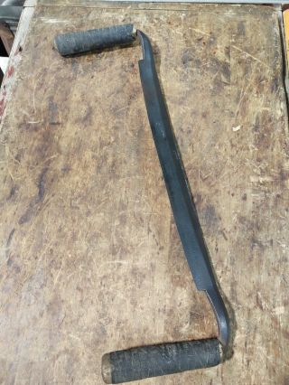 Antique S.  P.  Hand Forged Draw Knife Shave Woodworking Carpenter 