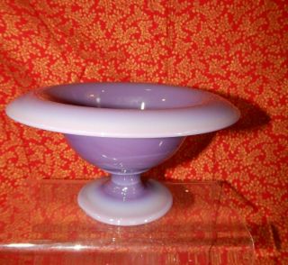 Cambridge Glass Helio Purple Compote Footed Pedestal Dish 7 " 1922 - 24 Antique