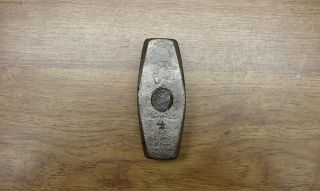 Antique Atha 4lb Sledge Hammer Head,  5 - 1/8 ",  1 - 7/16 " Faces,  100,  Yrs Old,  Xlint