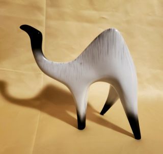 Mid - Century Cmielow Porcelain Camel Figurine Made In Poland - Rare