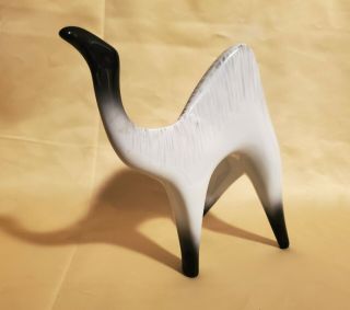 Mid - Century CMIELOW Porcelain Camel Figurine Made in Poland - Rare 2
