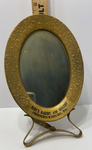 Antique Rudy’s Bakery & Grocery Mirror