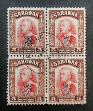 Nystamps British Sarawak Stamp Rare High Value Paid $50 J8y582