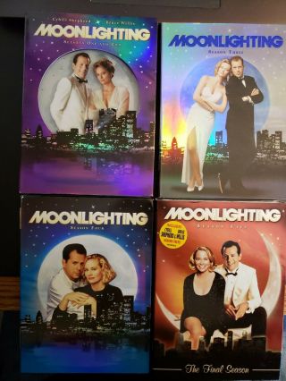 Moonlighting - Seasons 1 2 3 4 5 Complete Series Rare Oop Bruce Willis