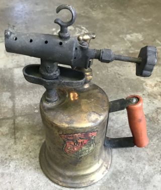 Vintage Antique Clayton Lambert Plumbers Torch Blow Torch 600a From Early 1900s