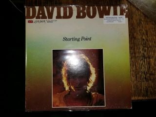 David Bowie Starting Point Vinyl Lp Record Rare Early Album Vg,