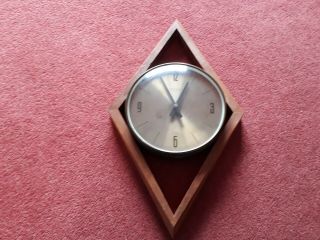 Anstey & Wilson Rare Style Wooden Wall Clock