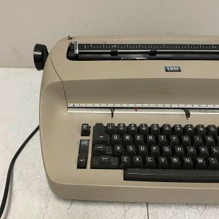 Vintage IBM Selectric Typewriter Compact Model 1 RARE Brown Tan 2