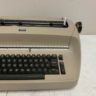 Vintage IBM Selectric Typewriter Compact Model 1 RARE Brown Tan 3