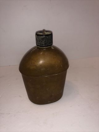 U.  S.  Wwii 1943 Experimental Ethocel Plastic Canteen Rare