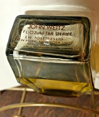 Men ' s Fragrance Vintage John Weitz Splash After - Shave 2 Oz Near Full 3