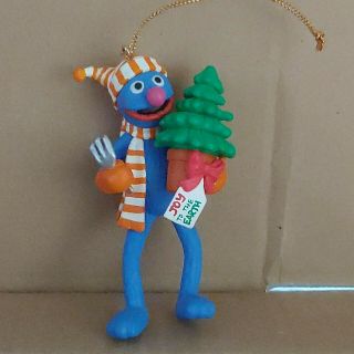 Rare 1993 Disney Jim Henson’s Sesame Street Grover Christmas Ornament