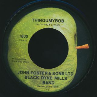 Beatles Rare 1968 U.  S.  Apple Records " Yellow Submarine / Thingumybob " 45 Nm