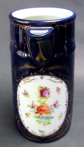 Antique 1900 - 1920 Rl Dresden Porcelain Chocolate Pot Hand Painted No Lid