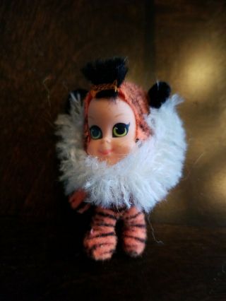 Vintage Liddle Kiddles Tiny Tiger With Pin