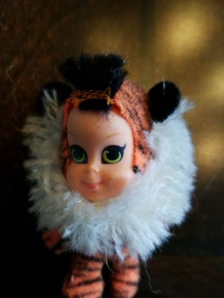 VINTAGE LIDDLE KIDDLES TINY TIGER WITH PIN 2