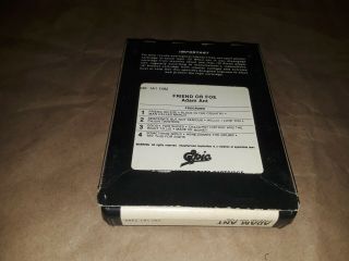 Rare Adam Ant Friend or Foe 1982 8 - Track Tape CRC 1A1 7492 2