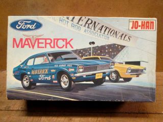 Ford Maverick,  Jo - Han C - 1370:200,  C.  1970,  - Box Only,  Great Box Art
