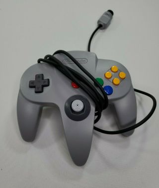 Nintendo 64 Oem Controller Gray N64 Tight Joystick
