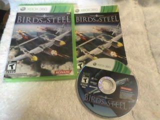 Birds Of Steel (microsoft Xbox 360) World War Ii Flight Sim Game Complete Rare