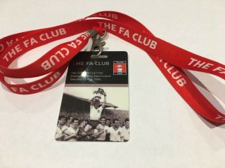Ticket Fa Club Pass And Lanyard Liverpool V West Ham Fa Cup Final May 2006 Rare