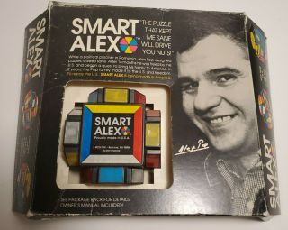 Smart Alex Puzzle Toy Rubik’s Cube Double Hub Puzzle Mch Fun Very Rare 1992